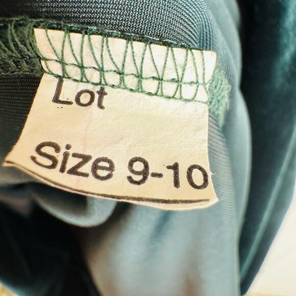 R.J. Collection by Chelsea Rousso Emerald Green Velvet Dress Jewel Tone Size 10 - Picture 8 of 12